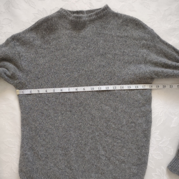 Celine Made in Italy luxury cashmere mohair asymmetric sweater - Picture 5 of 10